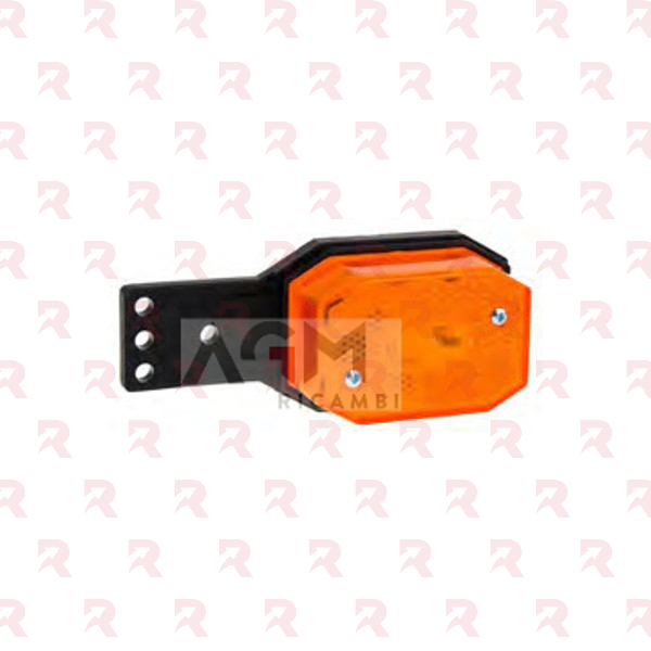 FANALE INGOMBRO CON CATADIOTTRO ARANCIO 12V