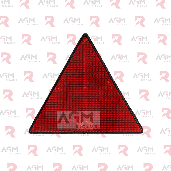 CATADIOTTRO ROSSO TRIANGOLARE ADESIVO MM. 155X136