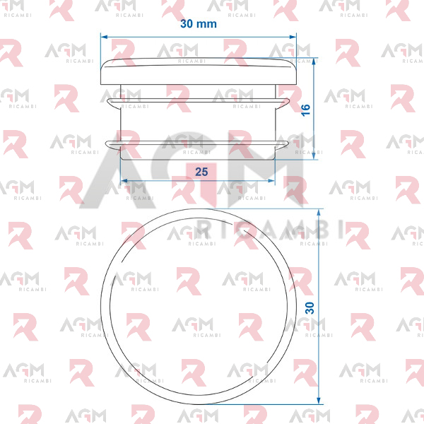 CAPPUCCIO TERMINALE T. 30XH16