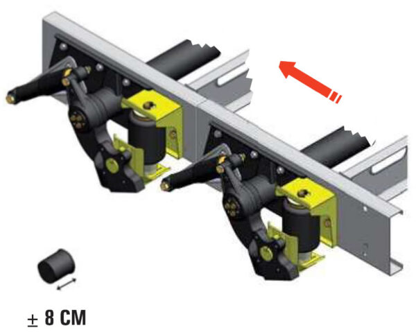 AL-KO 02 TANDEM (2002 – 2007, rear disc brakes only, axle through the chassis)