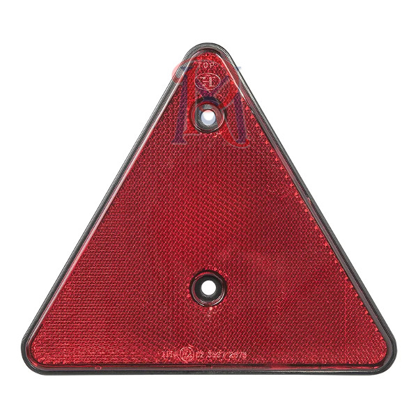 Catadiottro triangolare rosso